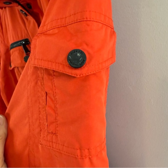 Michael Kors Vibrant Red Utility Jacket, Size S - Picture 9 of 14